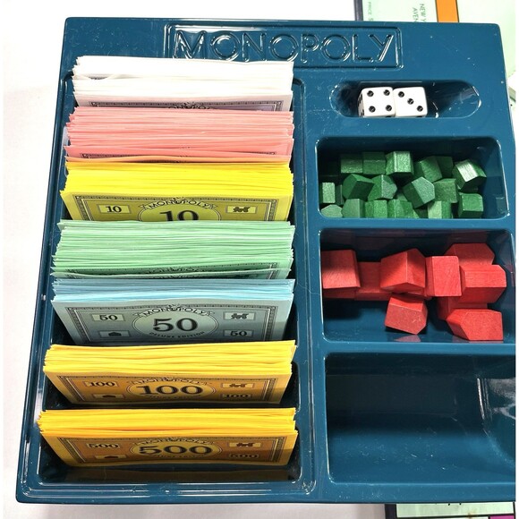 Monopoly Deluxe Edition Vintage 1995 Parker Brothers Board Game - Picture 5 of 14